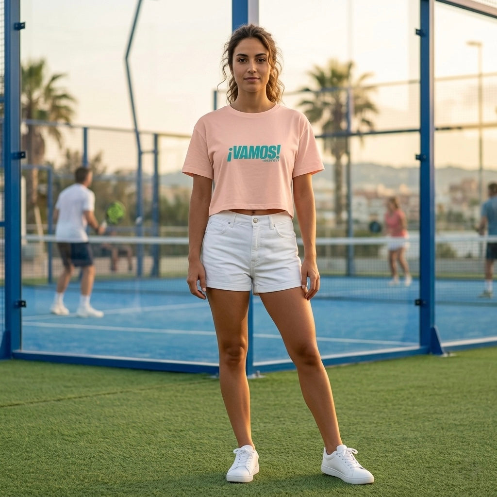 ¡VAMOS! Crop Top | The Ultimate Padel Lifestyle Essential by LobStory