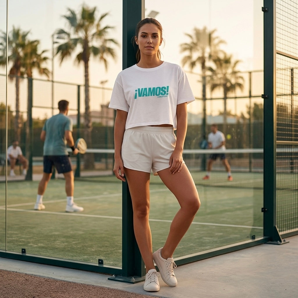 ¡VAMOS! Crop Top | The Ultimate Padel Lifestyle Essential by LobStory