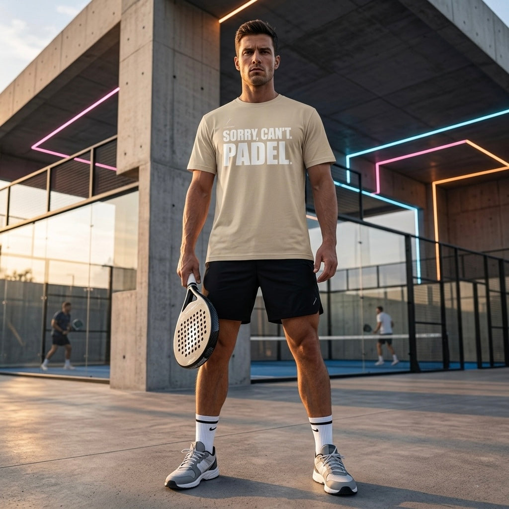 SORRY, CAN'T. PADEL. Unisex tee | LobStory