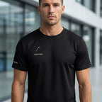 SWEET SPOT Performance Mesh Tee | Black | Elite LobStory Padel Wear