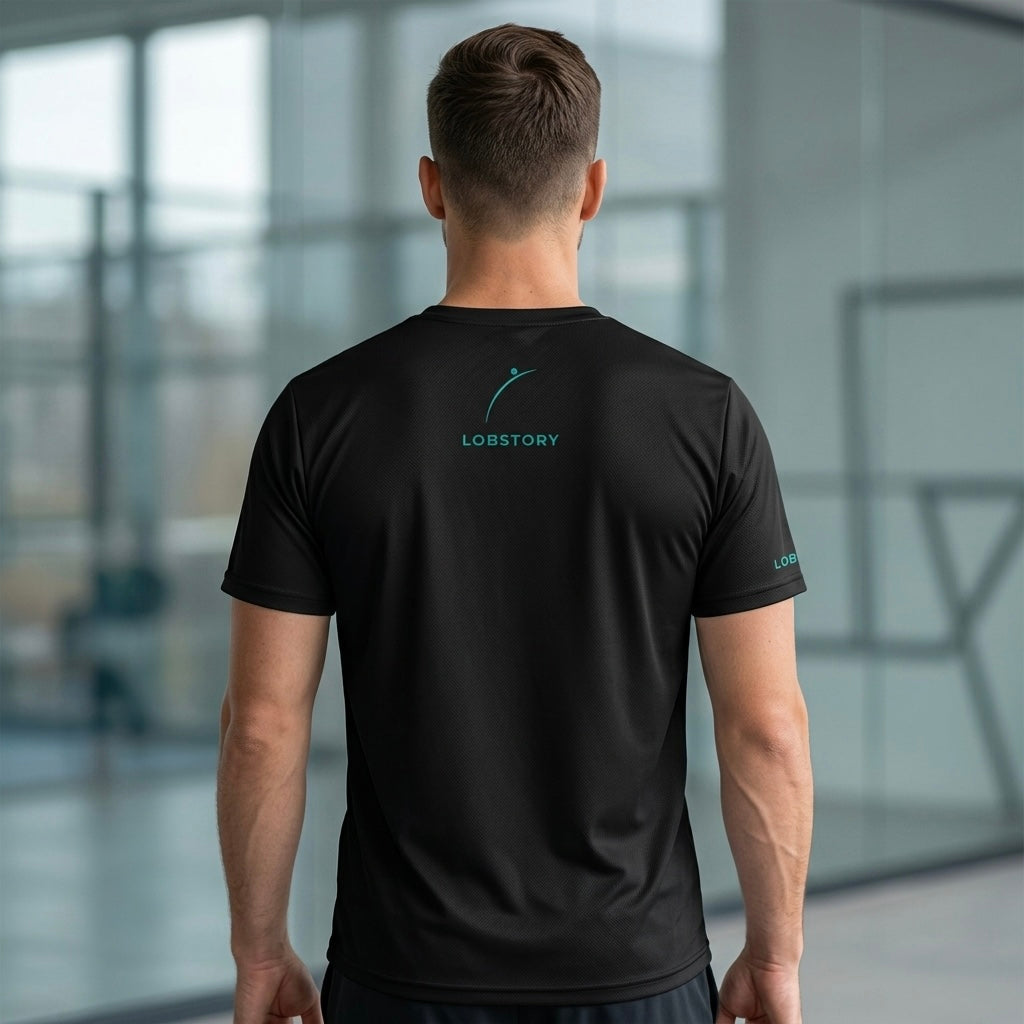 ¡VAMOS! Performance Men's Mesh Tee | LobStory Padel Wear