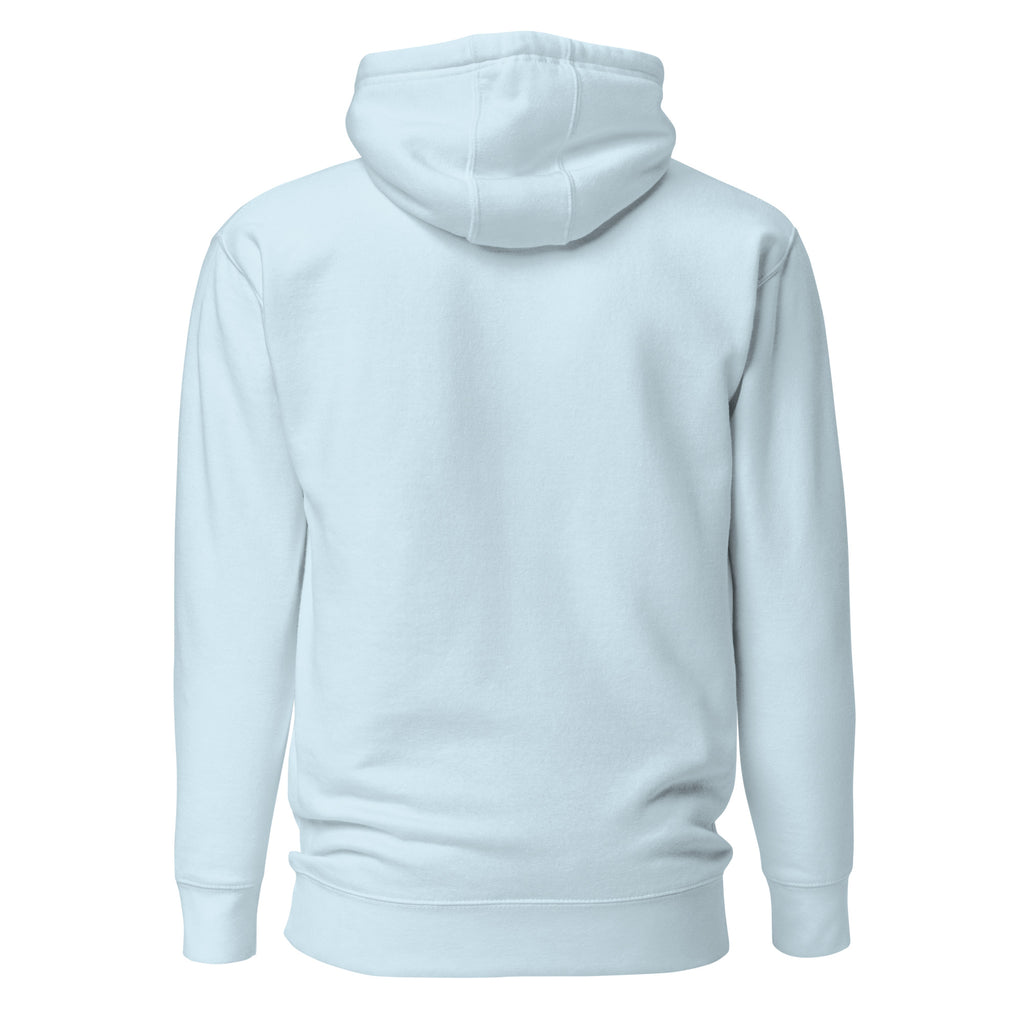 Back view mockup of a premium heavyweight padel lifestyle hoodie by LobStory.