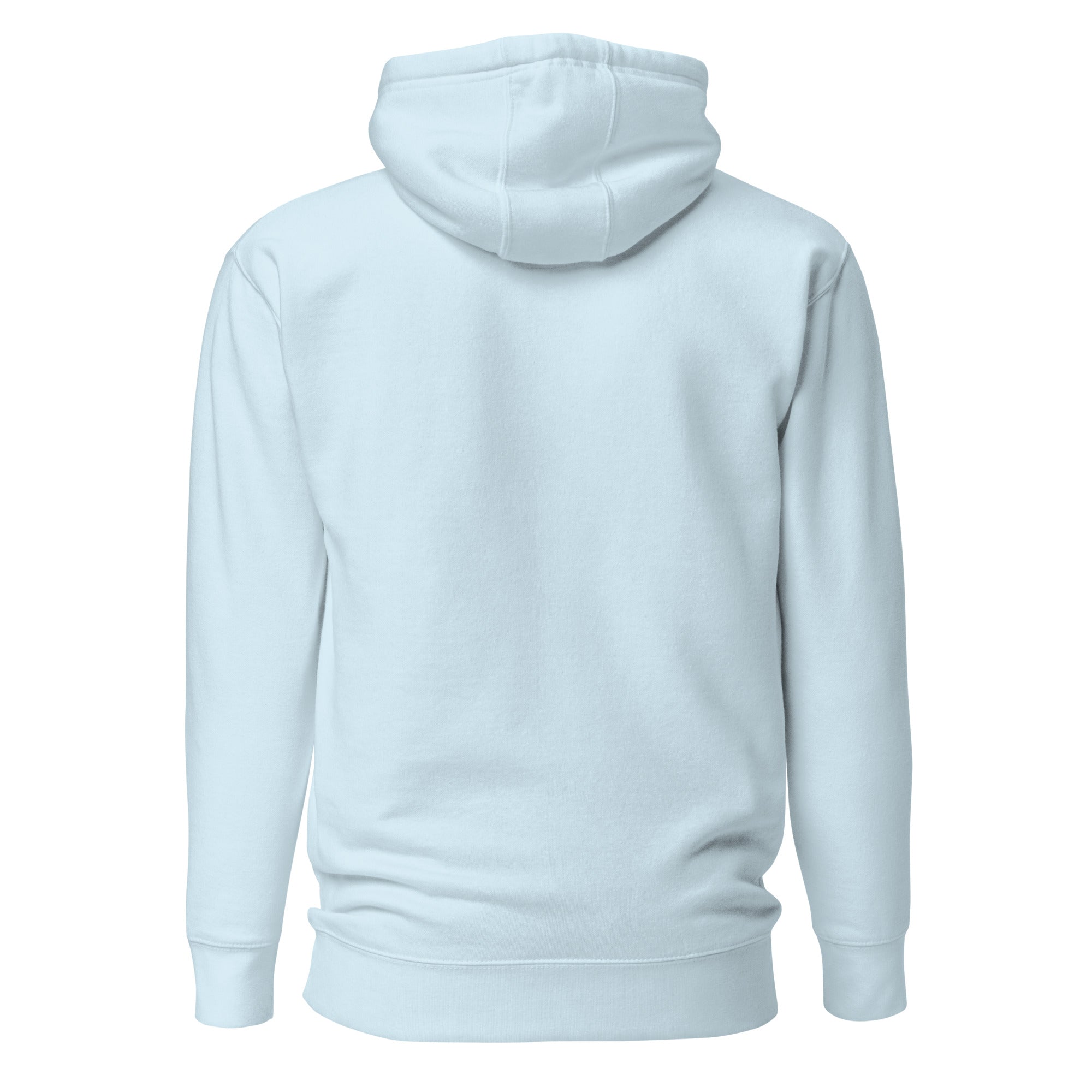 Back view mockup of a premium heavyweight padel lifestyle hoodie by LobStory.